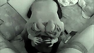 Amateur gay couple caught in the act on hidden camera