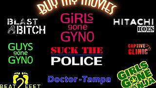 Hey, become Doctor Tampa and examine Nicole Luva's first gyno with Nurse Aria