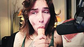 dildo bj by flowerava backstage