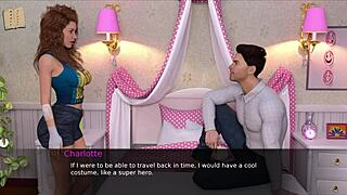 Cute Mature Nurse In 3D Cartoon Outfit Plays Game With Curvy Figure