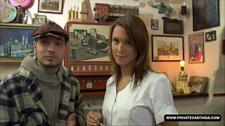 Hana Gives First Blowjob on Camera in Casting