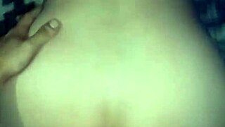 Filming our doggystyle fuck with phone as milf bends over!