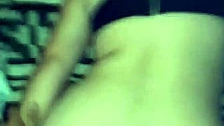 Filming our doggystyle fuck with phone as milf bends over!