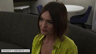 Sexy Brunette Krissy Lynn Submits To Client