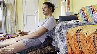 Babysitter caught throwing it back at wild Diddy party on sofa