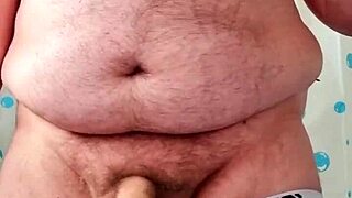 Compilation of a chubbier gay man using sex toys and reaching his climax