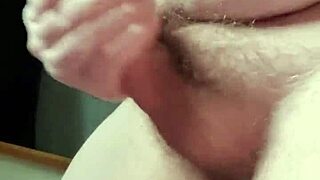 Wow, Check Out This Chubby Guy's Dildo and Cumming Compilation!