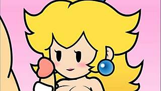 paper peach handjob animation by peachypop34 is so fun! 😍