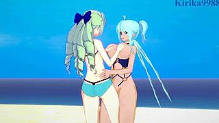 Saint-Germain And Cagliostro Engage In Intense Lesbian Play And Futanari Sex