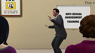 Boss Shows Porn At Work!