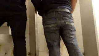 Gay Sex Hidden in Tight Toilet Encounter