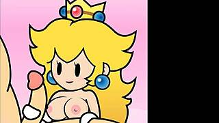 paper peach handjob animation by peachypop34 is so fun! 😍