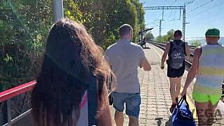 Five Guys Participate In Silly Group Activity