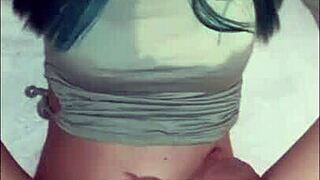 step-daughter saves family with creampie and blowjob