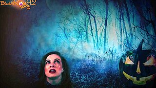 On Halloween night, I slipped into fishnets and gave a demon wild head. It was a monstrous roleplay in lingerie with a brunette milf.