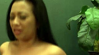 Little asian slut offers her pussy and armpits for play