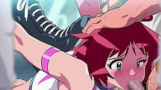 Pro wrestling beauty Erosstage tournament with bouncing boobs in up