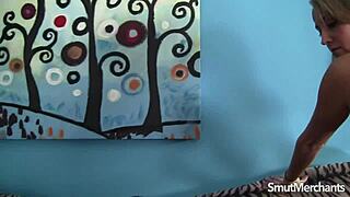 Group orgy features hardcore blonde pornstars in blowjob and sex action