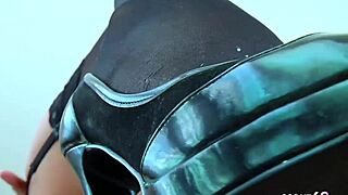 German Domina Teases Slave's Cock