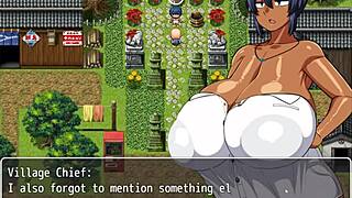 3D game with big-boobed tanned girls and piss fetish