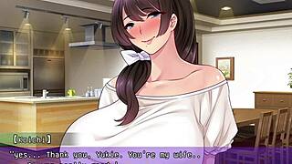 Asian Housewife MILF Rides And Squirts In NTR Hentai!