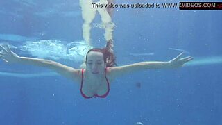 Mia Ferrari Stuns as Hot Teen in Red Lingerie