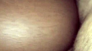 Tinder date bent over for big black cock doggystyle fucking.