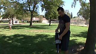 Horny Jolisa Ryan lets a stranger fuck her raw in doggystyle