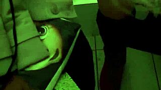 Blonde Couple's Wild Sex In Public Restroom Versus Private Desires