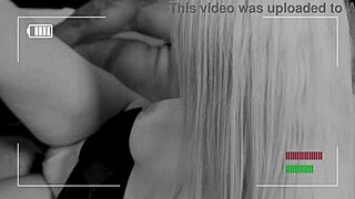 yo, wanna see what happens backstage with this blonde slut in interracial anal action?