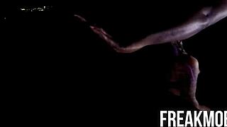 Tatted slut, can you handle this big black cock in your ass?