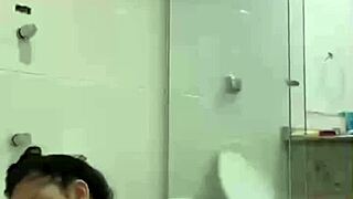 Hey, check Bia, hot morena getting off with bathtub jet!