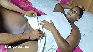 curvy ebony body enjoys smooth bed penetration