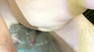 Gay masturbation journey with air pillow and love dolls