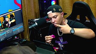 husband lets friend fill wife's ass with cum, they open up to show her tight pussy 😈 - full scene in sheer red