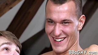 Licking that biggest homosexual pecker!