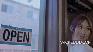 Petite Asian Waitress Carry Gets Wild at Restaurant. Who’s Hungry for More?