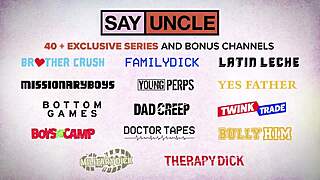 Yo, straight Mormon boy blows church leader's cock for anointing