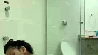 Hey, check Bia, hot morena getting off with bathtub jet!