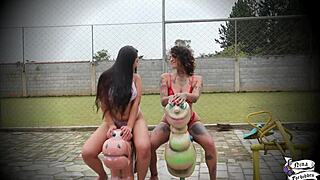 Did I fuck my friend Lis XXX on the playground?