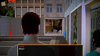 my new family plays game with redhead and small tits