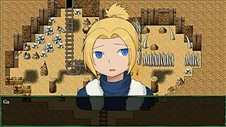 Entering holy cathedral, discovering half-naked blonde angels in succubus covenant hentai.