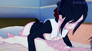 Kaguya, Chika, Miyuki engage in intense hentai sex