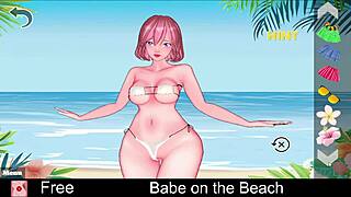 check out this babe on the beach