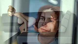 my cute roommate game turns into wild fucking at school photo lab