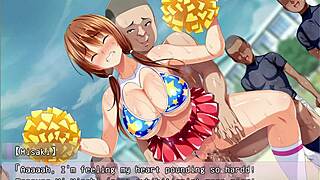 Japanese Hentai Game with Cheating Orgy Scene