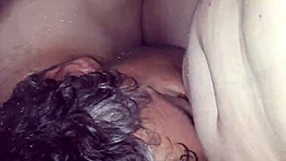 Delicious blowjob in the shower makes me cum three times