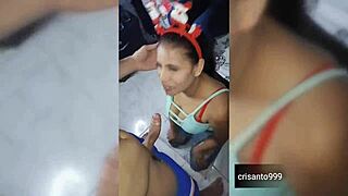 Christmas Whores Bent Over for Cash