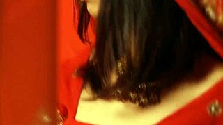 Beautiful Indian Girl Teases with Erotic Strip in Cute Display