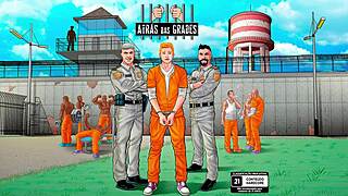 Gay prison sex: Atrás das grades - First time in jail